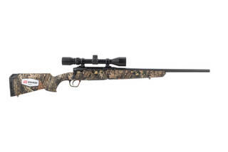 Savage Axis XP Compact Camo 243 Win Bolt Action Rifle includes a 4-round box magazine